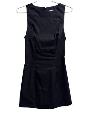 Princess Polly 100% Organic Cotton Black Mini Skort Dress Size 2